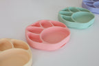 Non-Slip Baby Plate – Bear Paw (Purple) 