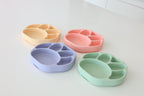 Non-Slip Baby Plate – Bear Paw (Green)
