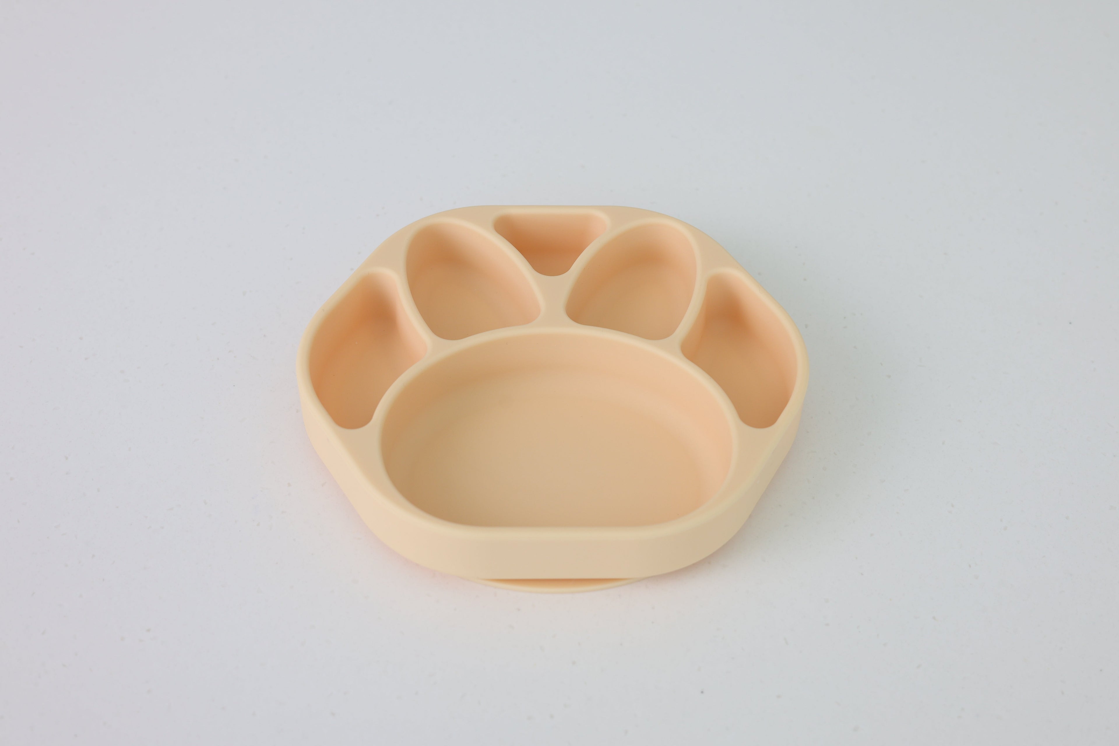 Non-Slip Baby Plate – Bear Paw (Yellow)