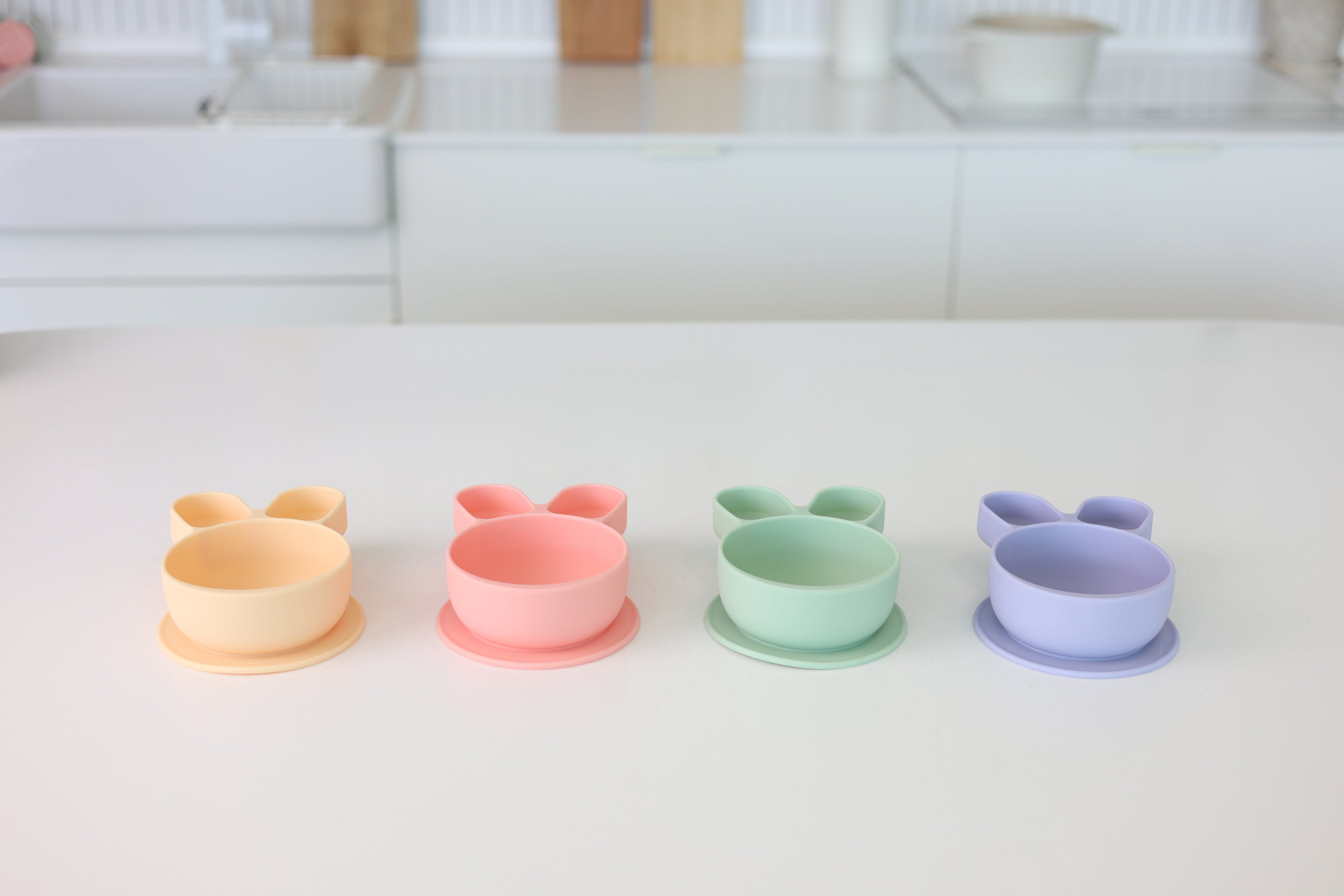 Non-Slip Baby Plate – Bunny (Pink) 