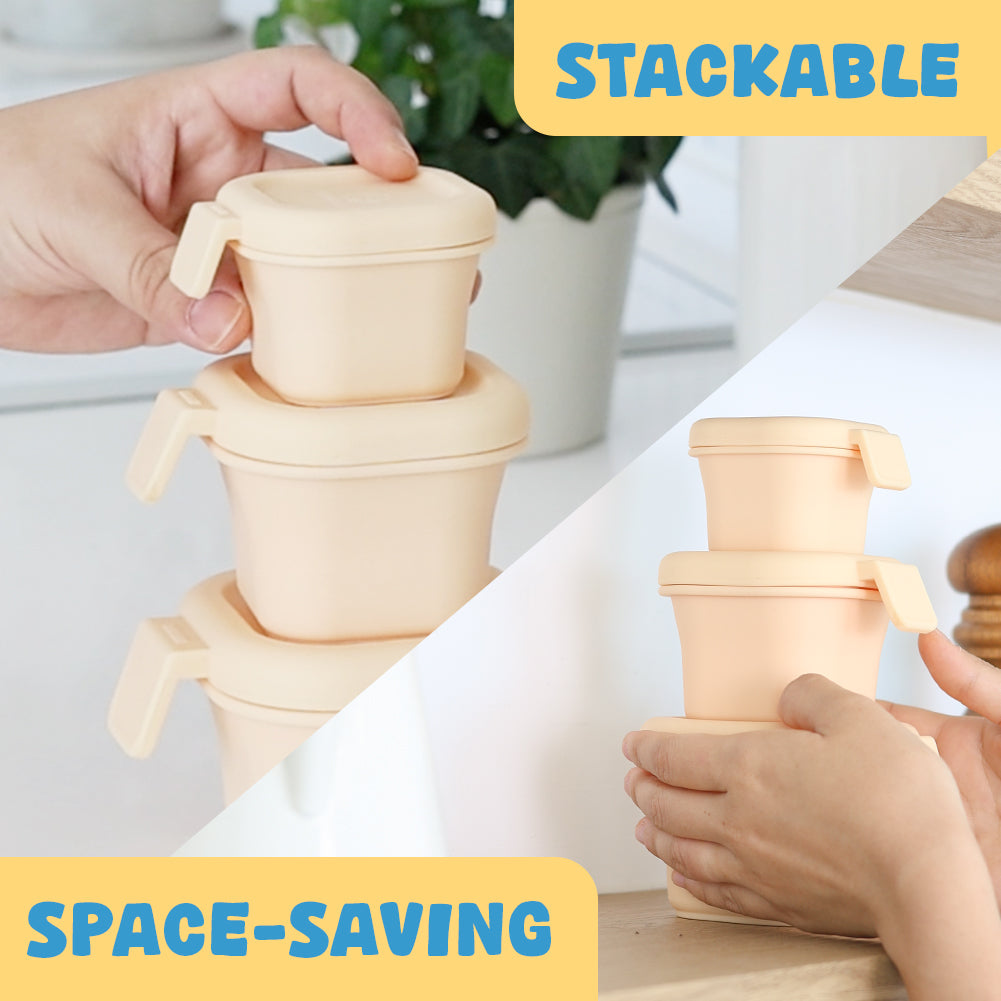 Baby Food Container – Green (50ml/100ml/150ml)