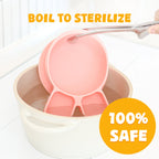 Non-Slip Baby Plate – Bunny (Pink) 