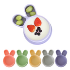 Non-Slip Baby Plate – Bunny (Purple) 