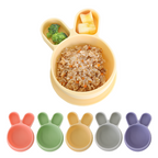 Non-Slip Baby Plate – Bunny (Yellow) 